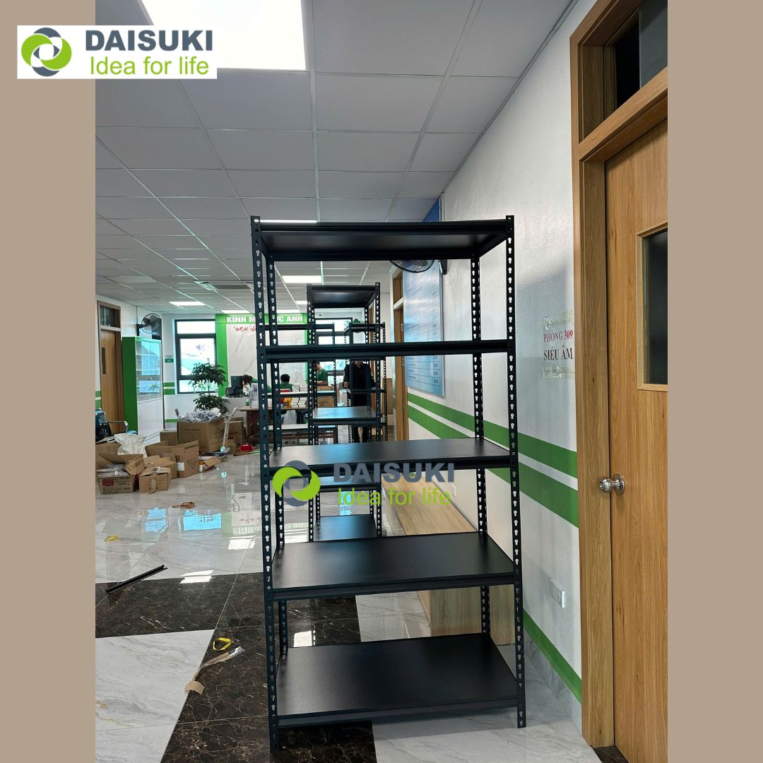 Kệ sắt v lỗ gài khổ dài 1m5 x rộng 40cm