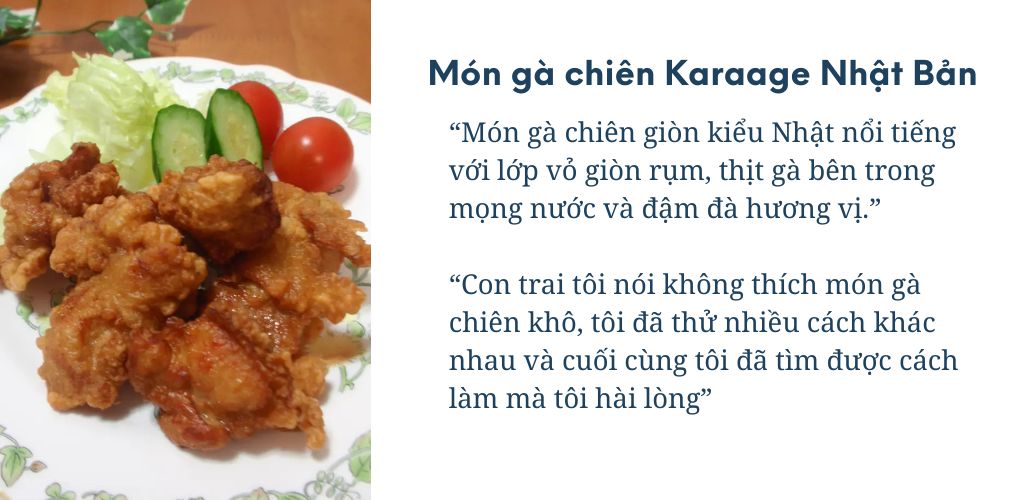 Cách làm món gà chiên Karaage Nhật Bản siêu dễ làm, siêu ngon 1 Cam nang nau an1024 500