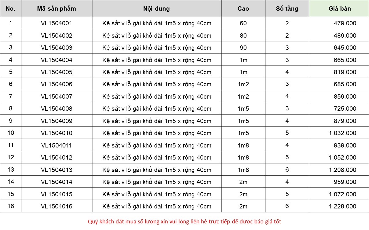 Ke sat v lo gai kho dai 1m5 x rong 40cm