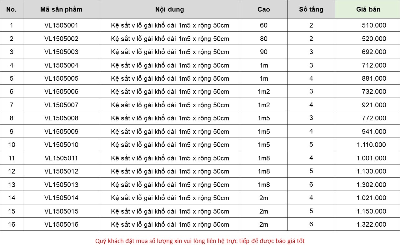 Ke sat v lo gai kho dai 1m5 x rong 50cm