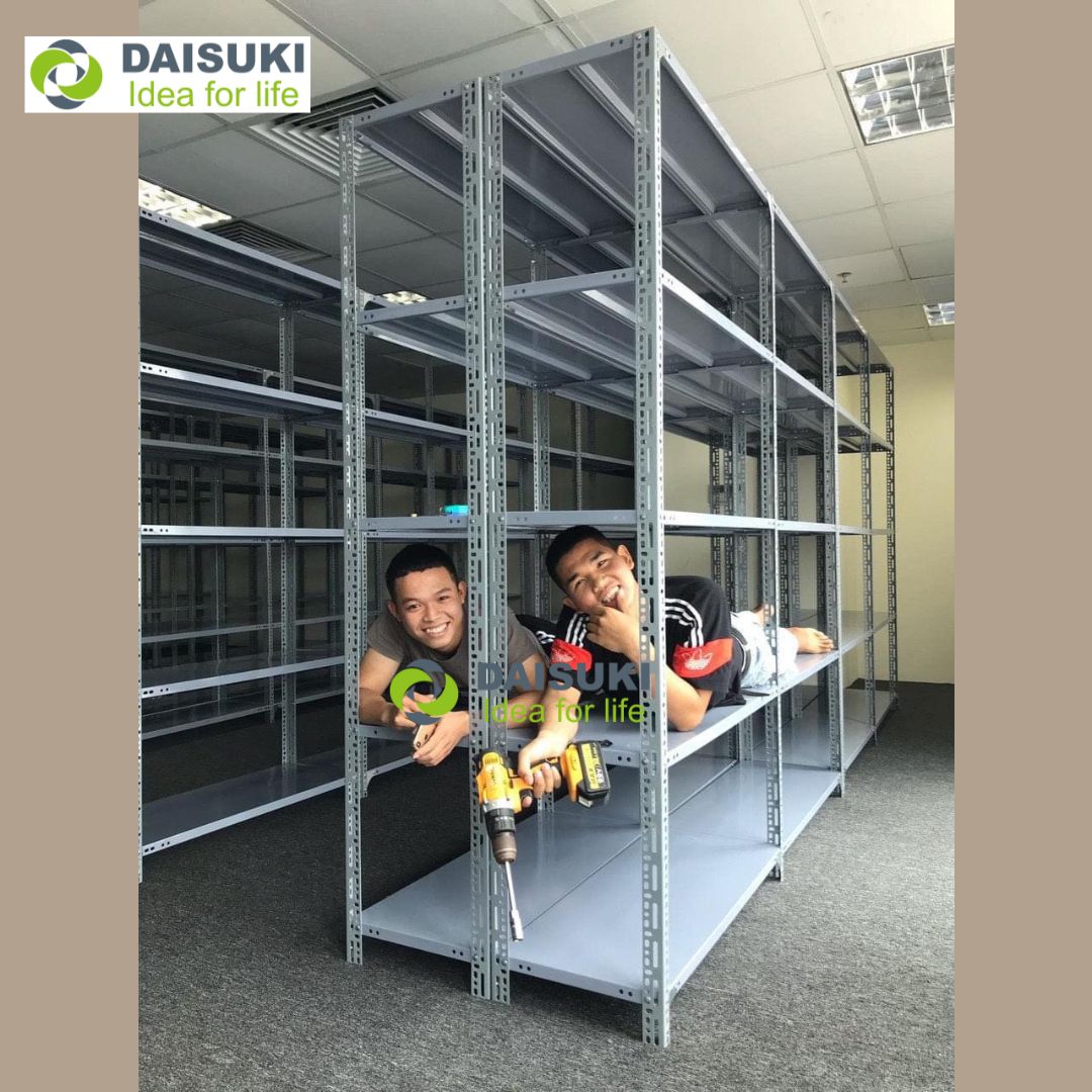 Kệ sắt v lỗ khổ dài 1m x rộng 30cm